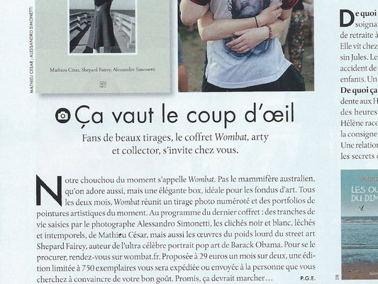 Wombat dans NEON Magazine